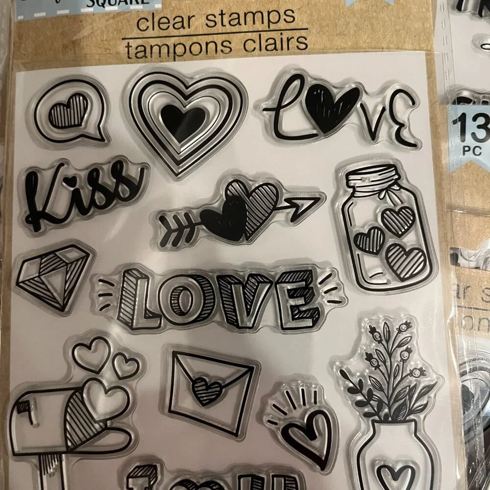 Clear Stamps - Love & Summer Travel‎ Themes (10 packs/5 of each) (NEW)